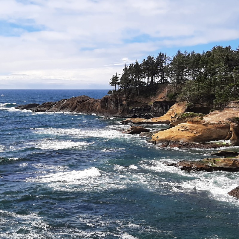 A beautiful day in Depot Bay, OR.